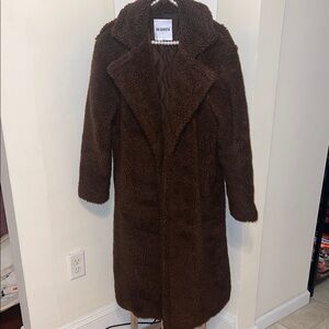 BB Dakota Chocolate Faux Fur Jacket